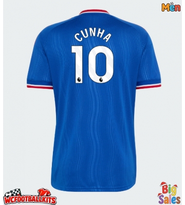 Manchester United Matheus Cunha #10 Replica Away Stadium Shirt 2026-27 Short Sleeve